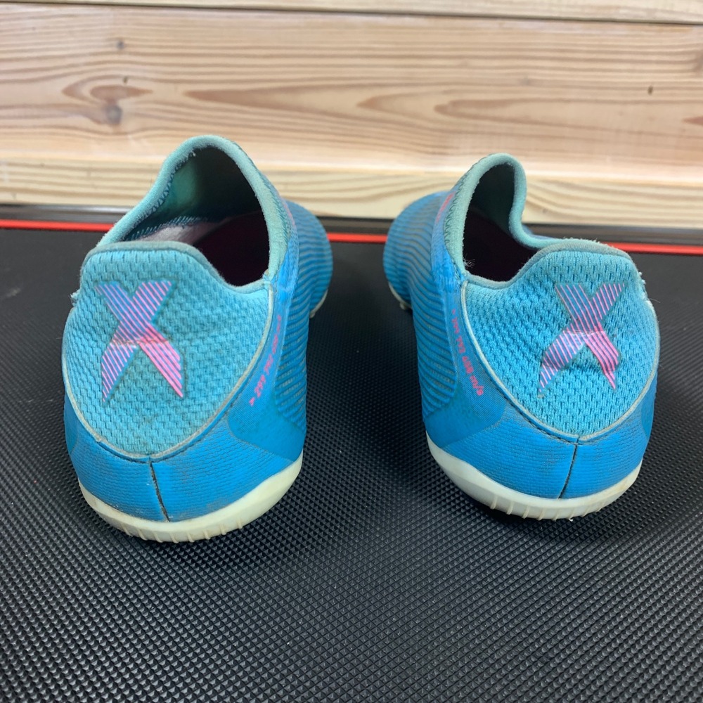 Adidas X Speedflow.3 Soccer Cleats Kids 3 Blue Pink Laceless GW7497 Firm Ground - Picture 4 of 8